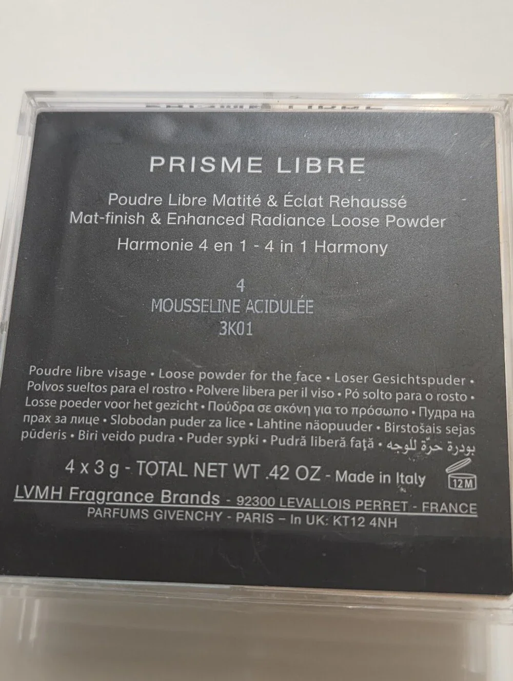 Givenchy Prisme Libre Icon Loose Powder Moussline Acidulee No. 4**
